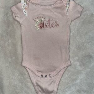 Le Top Blush Pink Baby Bodysuit